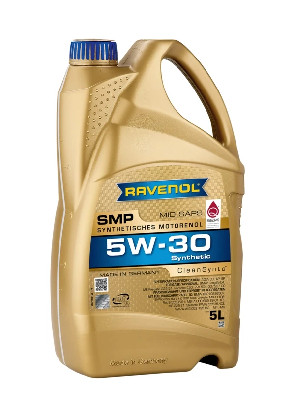 Моторное масло RAVENOL SMP 5W-30 синтетика 5 л (1111126-005)