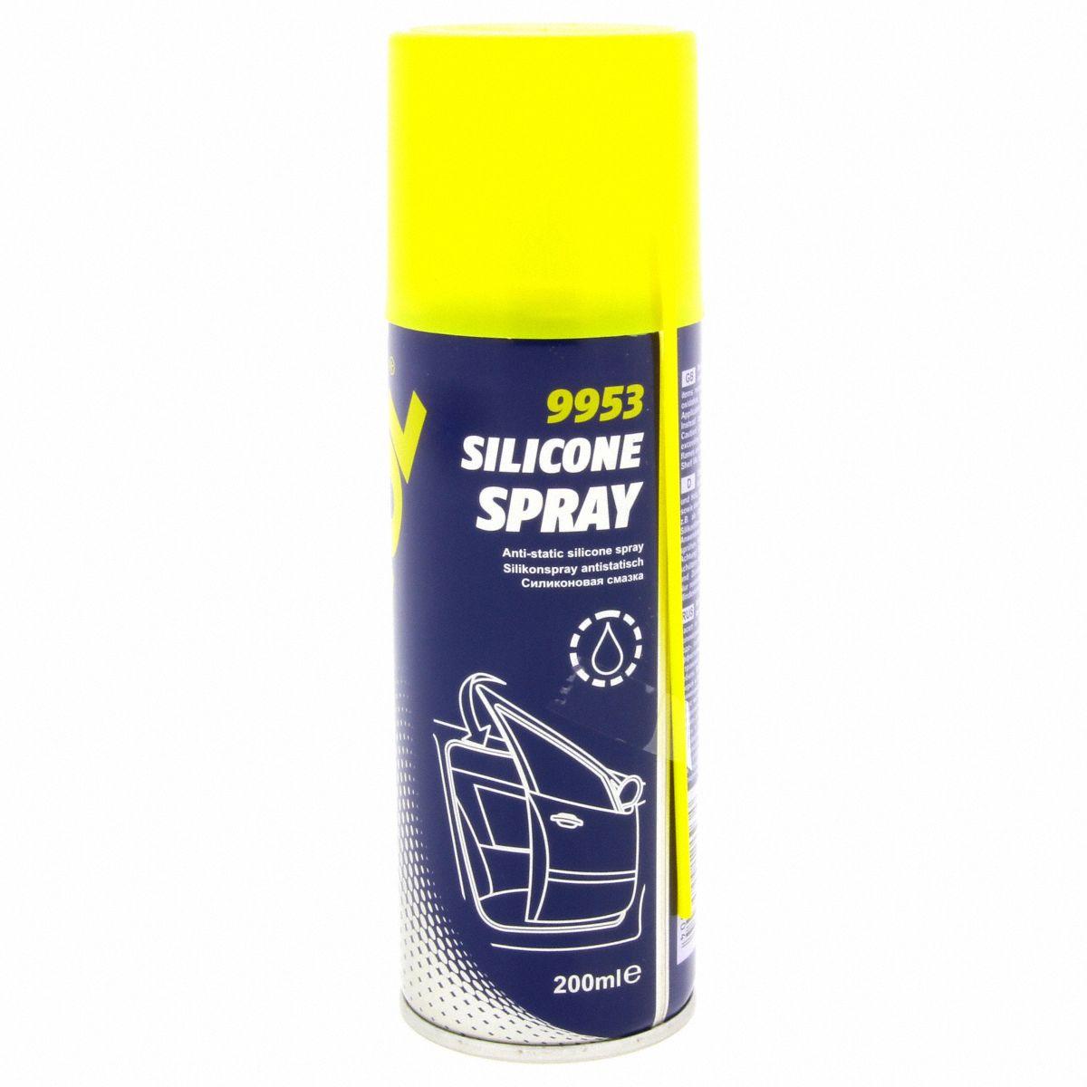 Мастило силіконове Mannol 9953 SILICONE SPRAY 200 мл (1137353727)