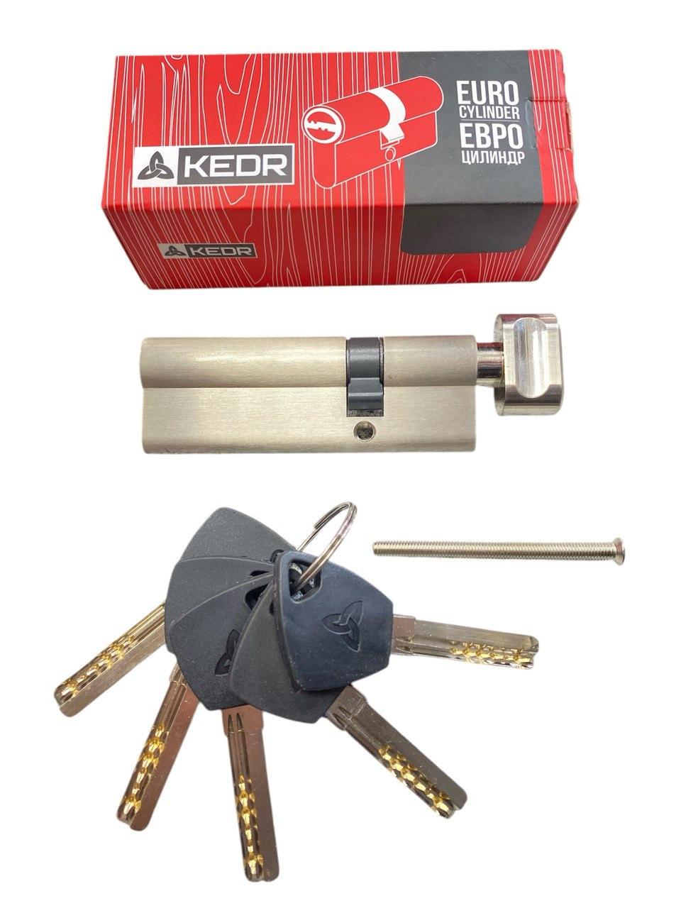 Цилиндр латунный Kedr BRASS M 90 ZCN 60x30T brass key (ЗФ 6200)