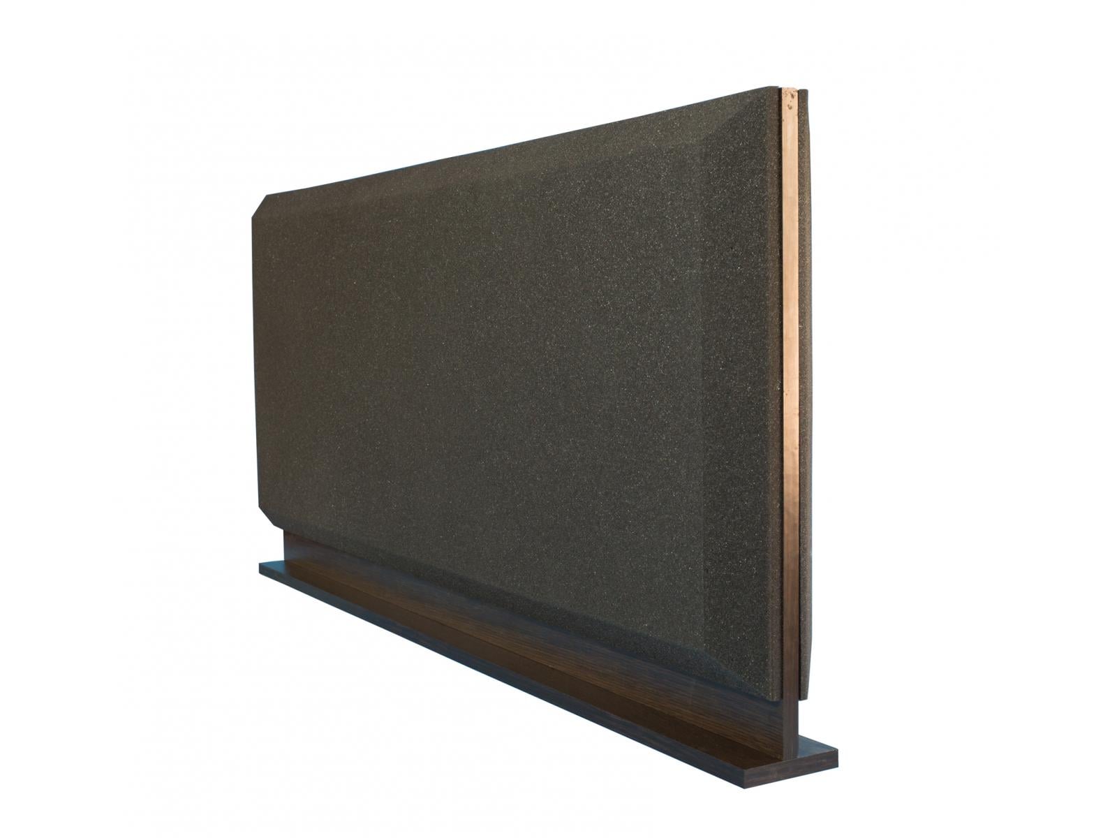 Настольная акустическая ширма Ecosound Trapeze Screen для офисных столов 1200х600 Черный графит