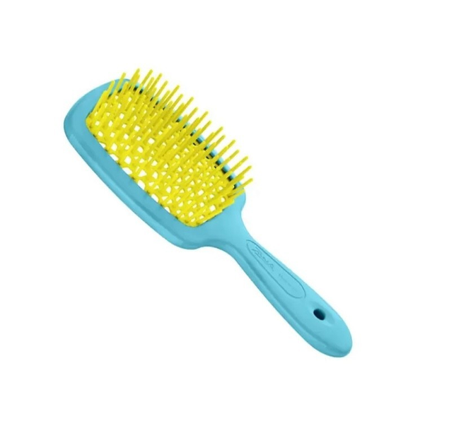 Щетка для волос JANEKE Superbrush Голубой с желтым (86SP226TSE)