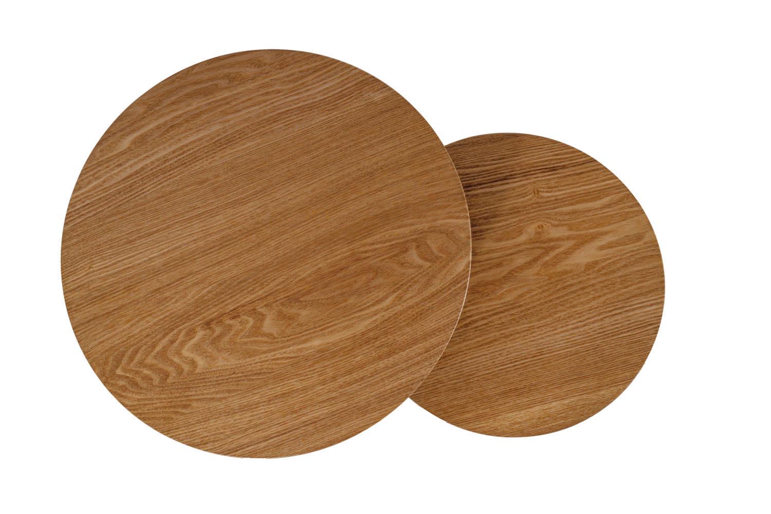 Журнальный столик Signal AMARO комплект Дуб/Черный (AMARODC) - фото 2 Журнальный столик Signal AMARO комплект Дуб/Черный (AMARODC) - фото 2