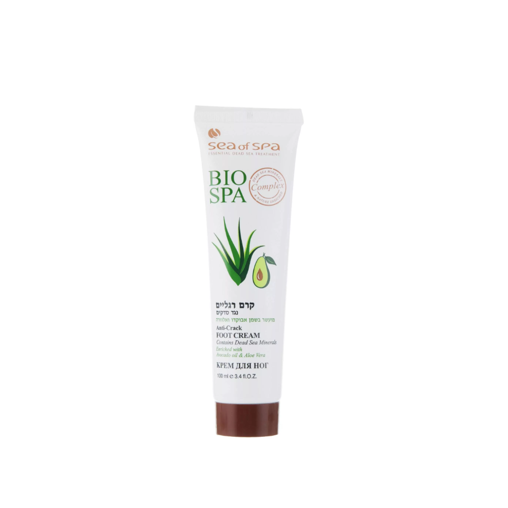Крем для ніг відновлюючий з маслом авокадо та алое вера Sea of Spa Bio Spa Foot Cream with Avocado Oil & Aloe Vera 100 мл