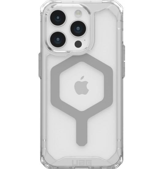 Чехол-бампер для телефона UAG Plyo Magsafe для Apple iPhone 15 Pro Ice/Silver (114286114333)
