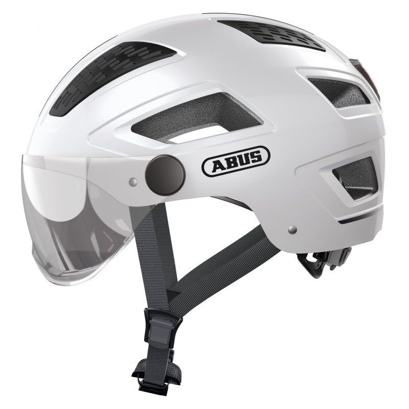 Шолом велосипедний ABUS HYBAN 2.0 ACE M 52-58 Polar White Шолом велосипедний ABUS HYBAN 2.0 ACE M 52-58 Polar White