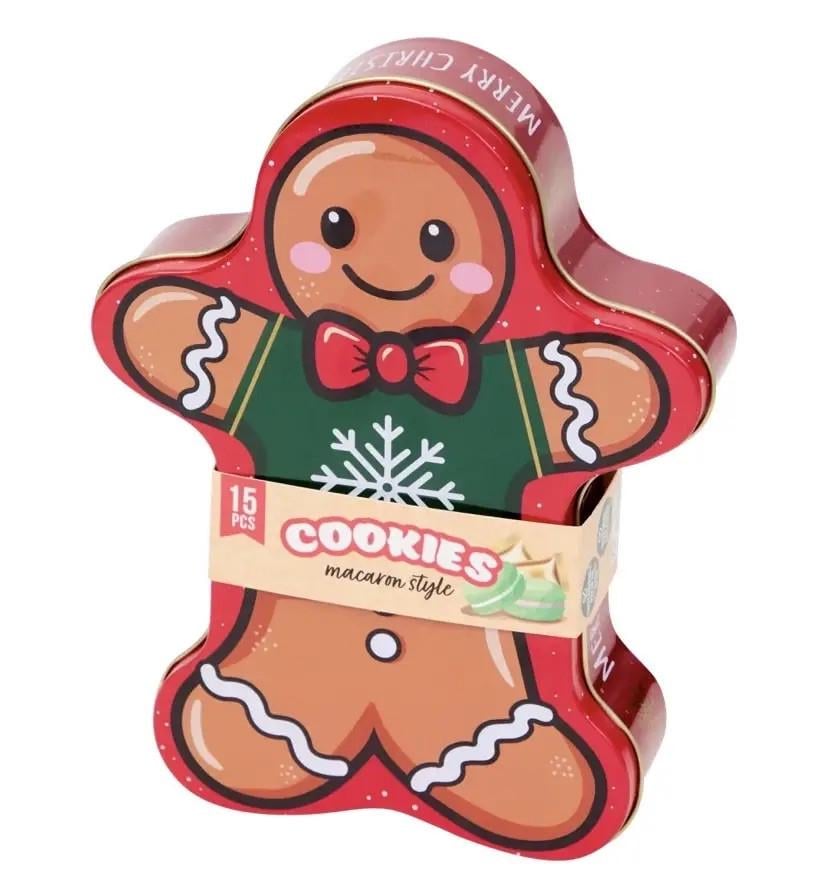 Набор новогодний Becky's Cookies Macaron style Пряник Металлическая упаковка 92 г