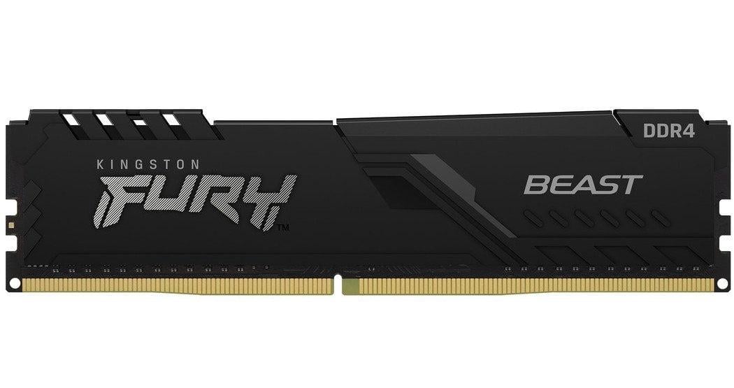 Оперативная память Kingston Fury Beast DDR4 16GB/3200 Black (KF432C16BB/16)