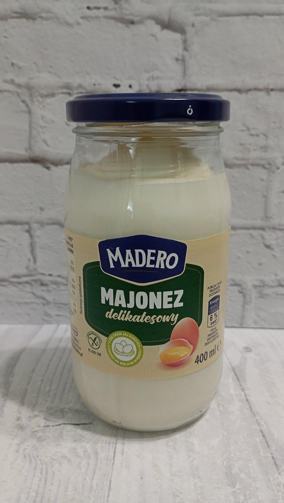 Майонез делікатесний без глютену Madero 400 мл (27721790)