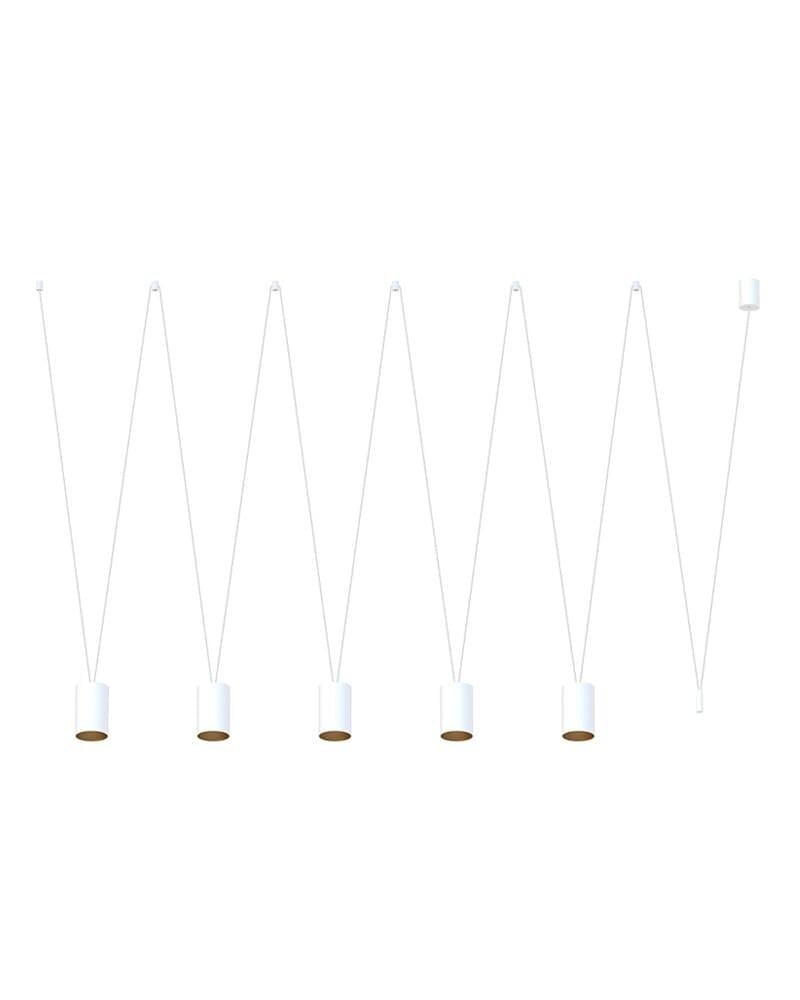 Светильник подвесной Nowodvorski 7821 More tone Wh GU10 5x10W IP20 Белый