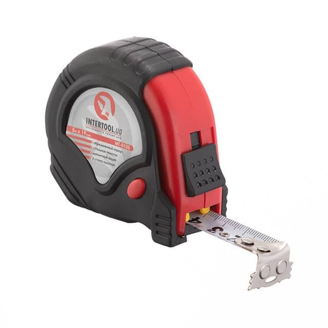 Рулетка Intertool MT-0105 с металлической лентой 5 м 19 мм (10194226)