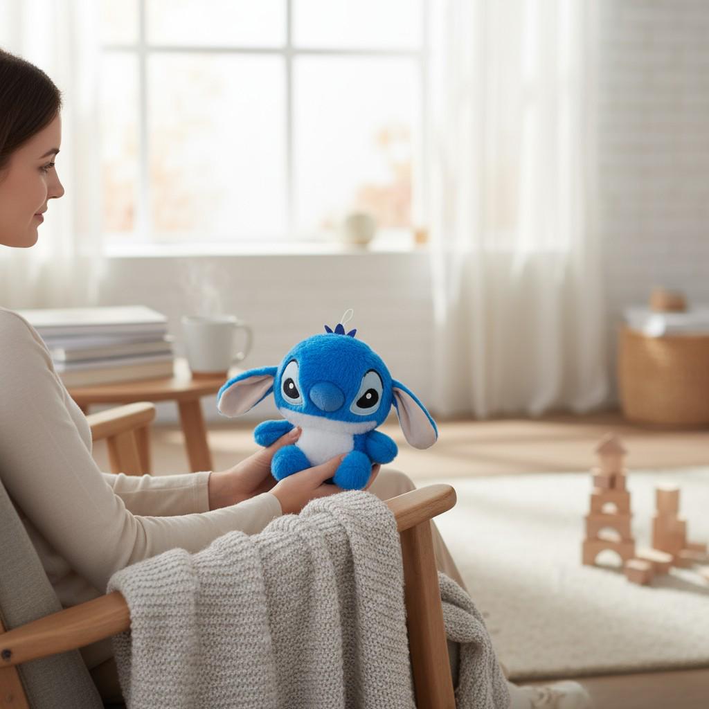 М'яка іграшка плюшева Стіч 20х15 см Синій (509-23BL) - фото 4