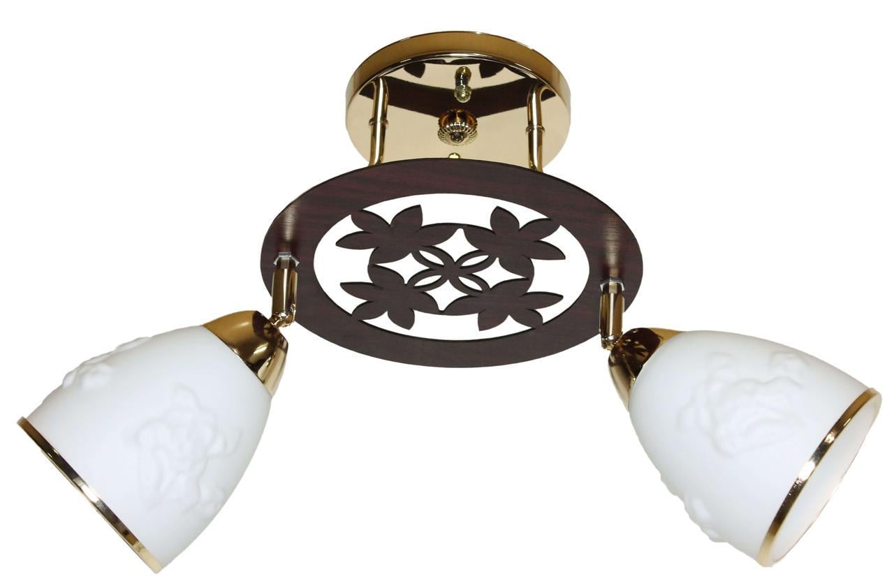 Люстра Svlight двухламповая поворотная 5044/2 Золотой (1033026313)