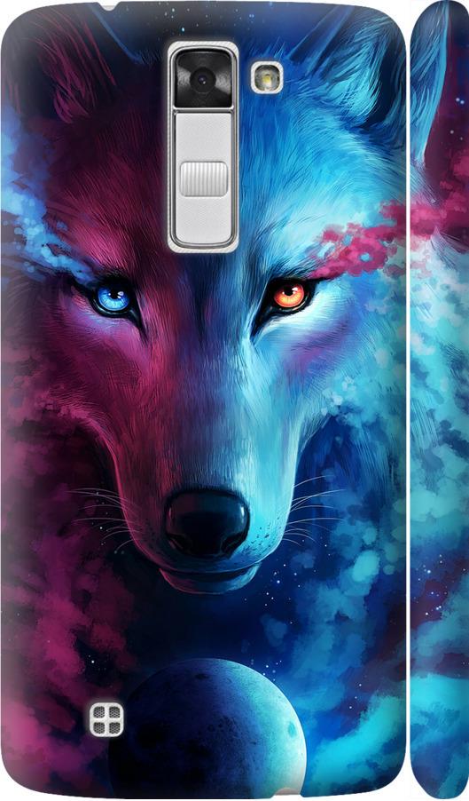 Чехол на LG K8 K350E Арт-волк (3999c-297-42517)