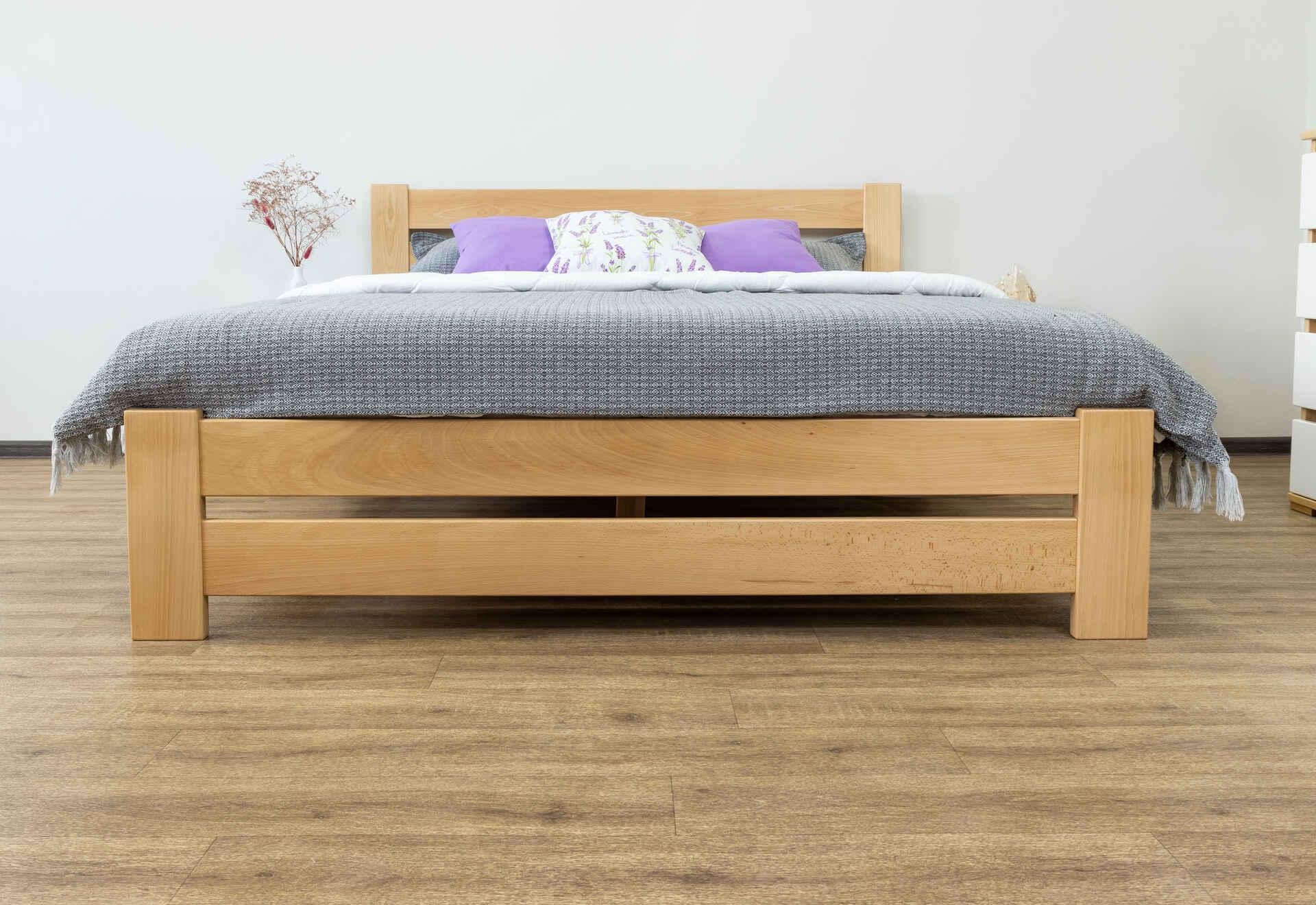 Кровать классическая двуспальная Дримка Марсель дерево покрытие лак 160х200 см Бук натуральный (49836)