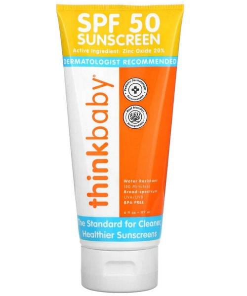 Сонцезахисний крем для дітей Thinkbaby SPF 50+ 177 мл