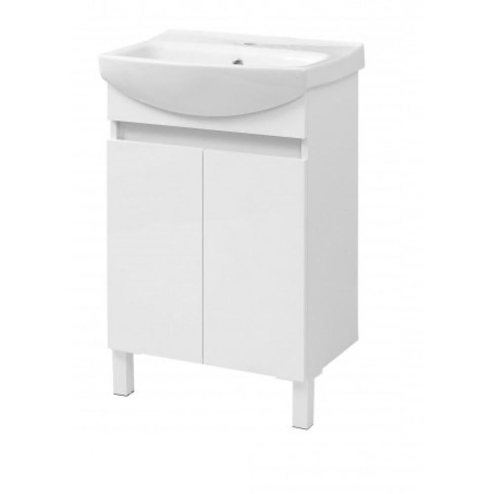 Тумба для ванной комнаты Лайт БШ 50 см с умывальником Церсания 50 см Белый (1855007831) Тумба для ванной комнаты Лайт БШ 50 см с умывальником Церсания 50 см Белый (1855007831)