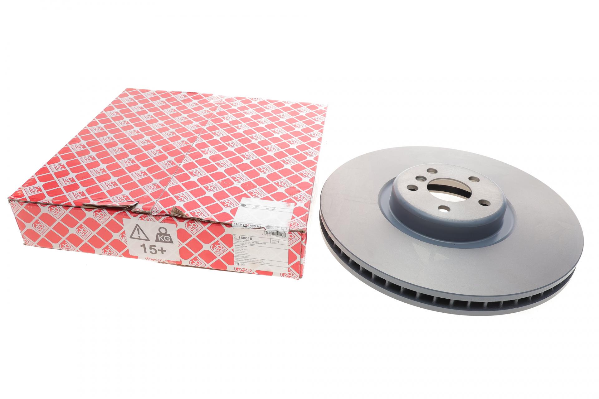 Тормозной диск передний FEBI BILSTEIN для BMW X5 G05/F95/X7 G07 18-L 395x36 мм (180018)