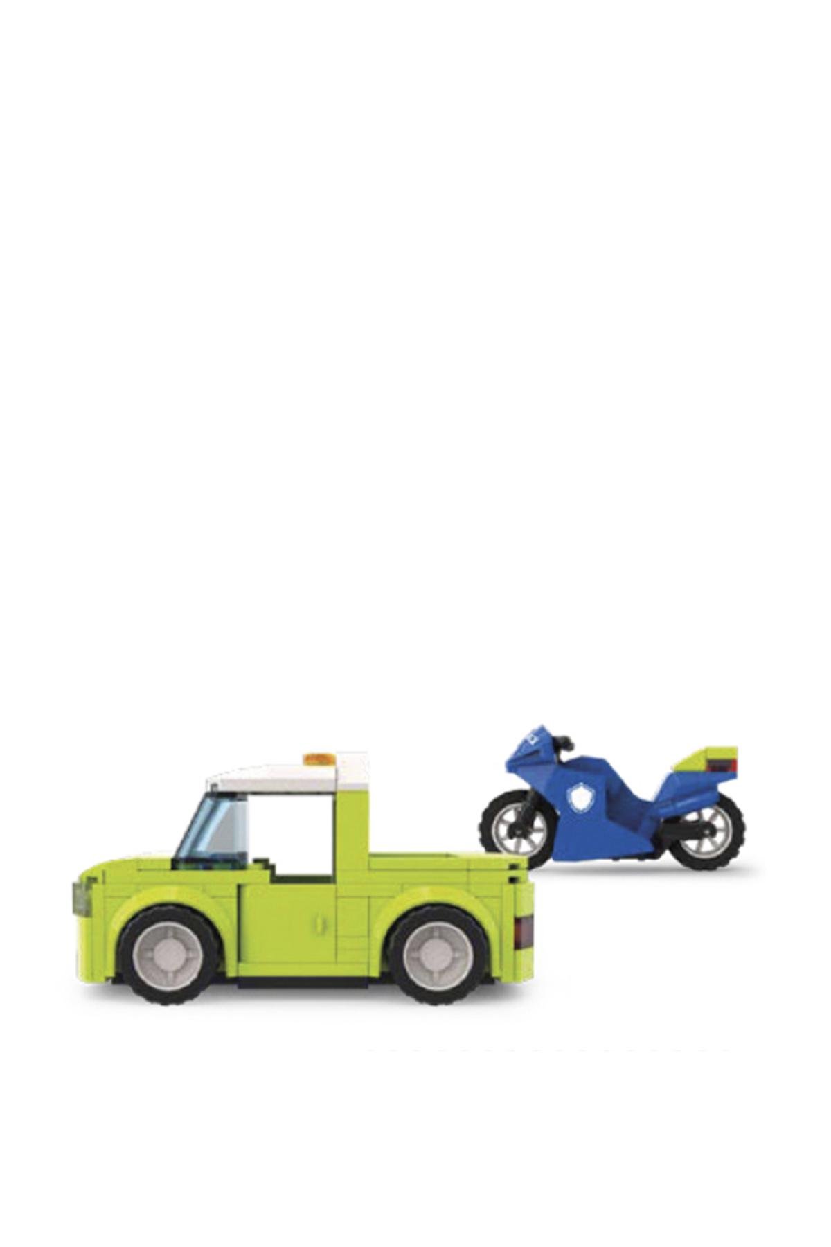 Конструктор Kids hits IBLOCK JUNIOR Motorbike in Pursuit Разноцветный (ЦБ-00265701) - фото 3 Конструктор Kids hits IBLOCK JUNIOR Motorbike in Pursuit Разноцветный (ЦБ-00265701) - фото 3