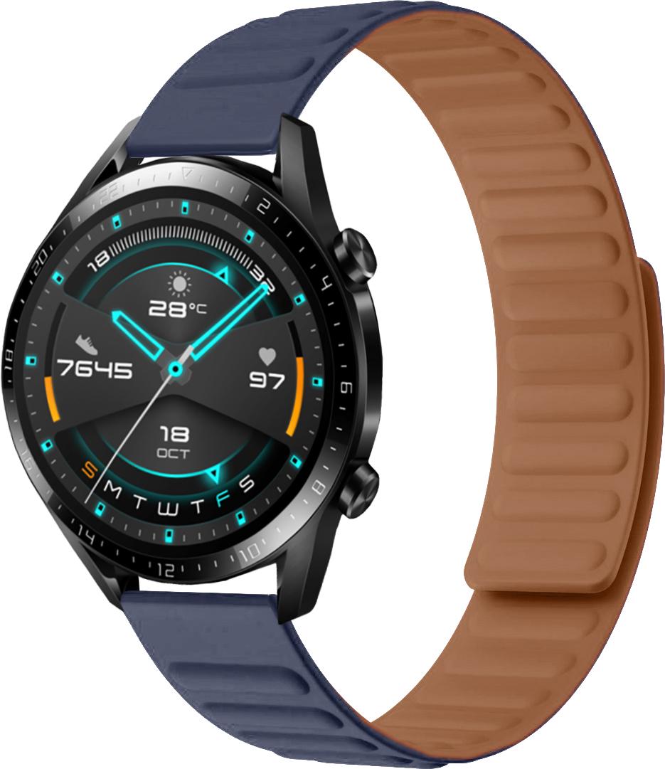 Ремешок Magneter для Huawei Watch GT 2 46 мм Dark Blue (26638-5D)