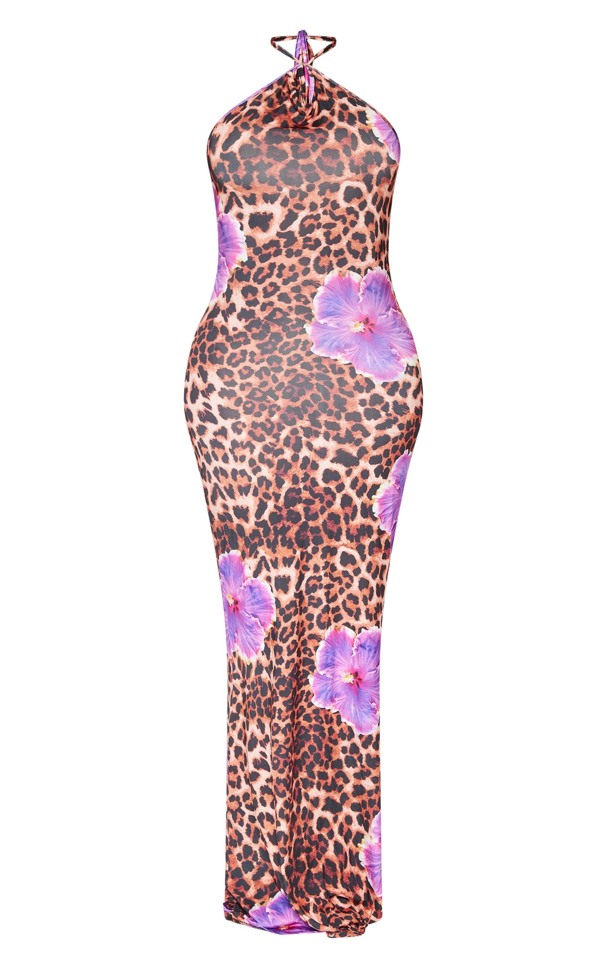 Платье Pretty Little Thing CNJ7563 р. 36 Леопардовый - фото 2 Платье Pretty Little Thing CNJ7563 р. 36 Леопардовый - фото 2