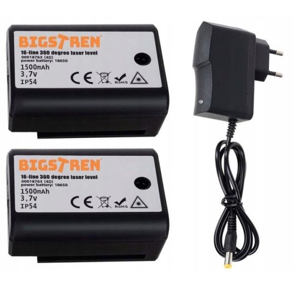 Лазерний рівень BIGSTREN 25 м 16-рядковий 4D-360° 150 mAh (28094461) - фото 5 Лазерний рівень BIGSTREN 25 м 16-рядковий 4D-360° 150 mAh (28094461) - фото 5