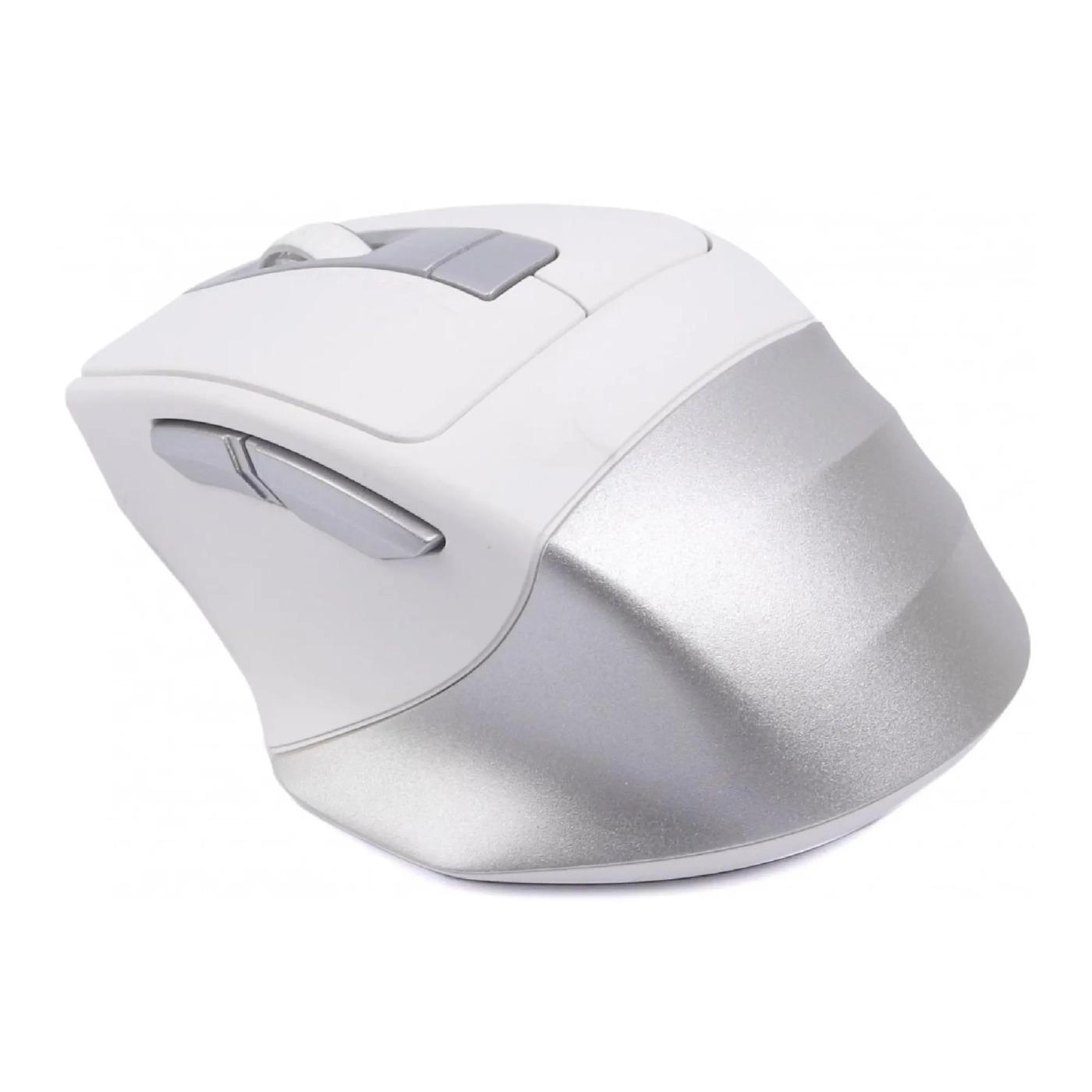 Мышь беспроводная A4Tech Fstyler FB35C Bluetooth и 2.4GHz оптическая 1200-2400 DPI с аккумулятором Icy White (29709835) - фото 4 Мышь беспроводная A4Tech Fstyler FB35C Bluetooth и 2.4GHz оптическая 1200-2400 DPI с аккумулятором Icy White (29709835) - фото 4