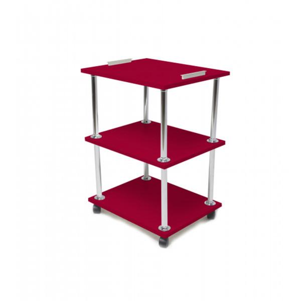 Тележка косметологическая UK-101 Красная (10006(2))