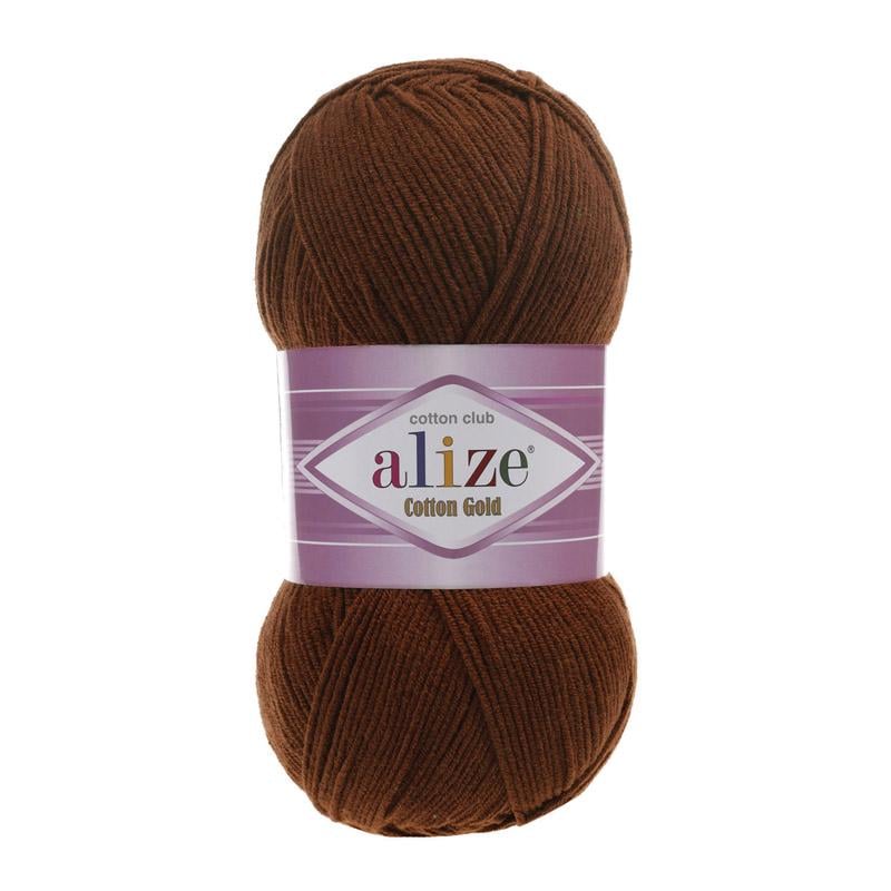 Пряжа Alize Cotton Gold 690 Коричневий Пряжа Alize Cotton Gold 690 Коричневий