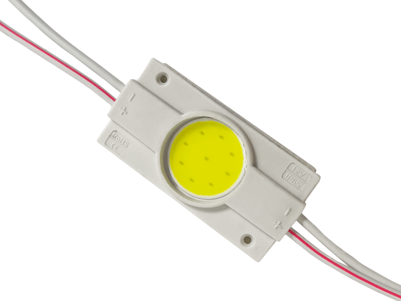 Модуль светодиодный круглый COB LED 12 В 2,4 Вт IP65 6500К Холодный белый (6784)