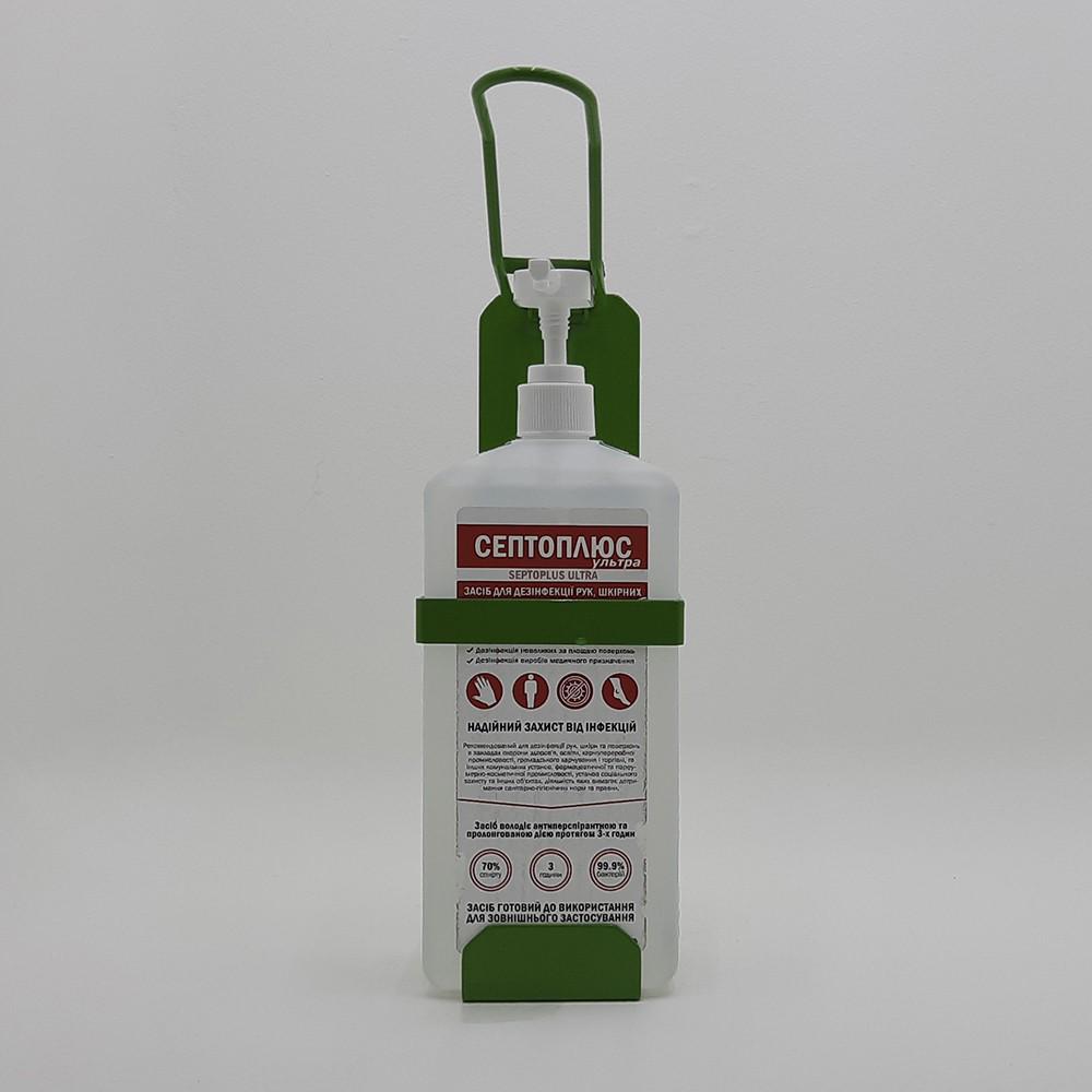 Локтевой дозатор c антисептиком Септоплюс-ультра SK EDW1К WS RAL 6018 1 л Зеленый - фото 2 Локтевой дозатор c антисептиком Септоплюс-ультра SK EDW1К WS RAL 6018 1 л Зеленый - фото 2