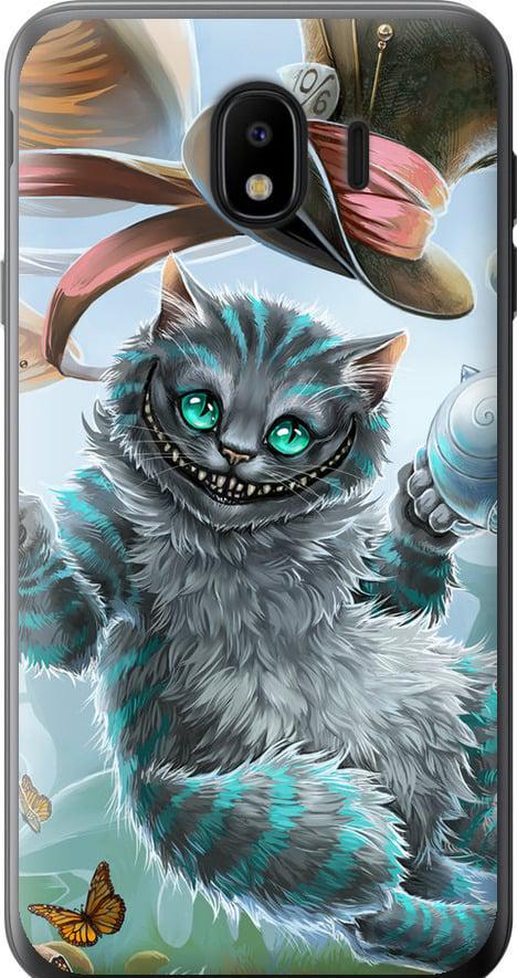 Чехол на Samsung Galaxy J4 2018 Чеширский кот 2 (3993u-1487-42517)