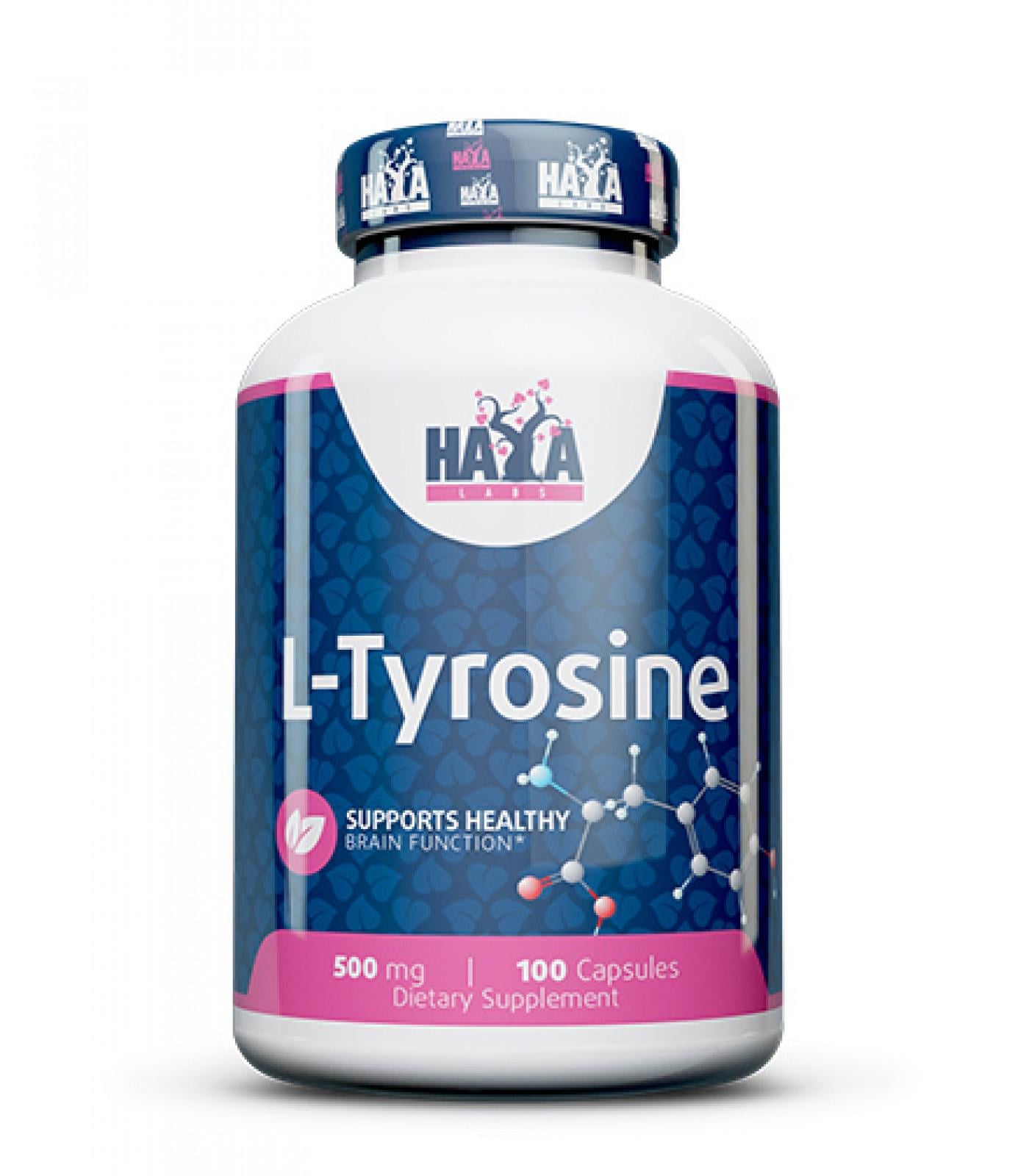 Аминокислоты Haya Labs L-Tyrosine 500 mg 100 капс.
