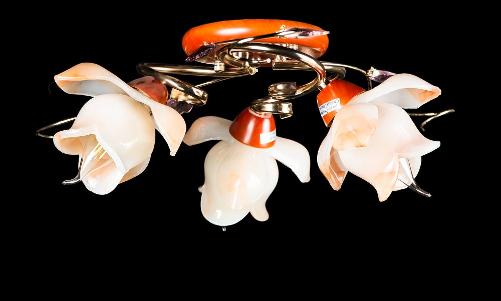 Люстра с плафонами Ray L90130M/3 FGD (IR005655) Люстра с плафонами Ray L90130M/3 FGD (IR005655)