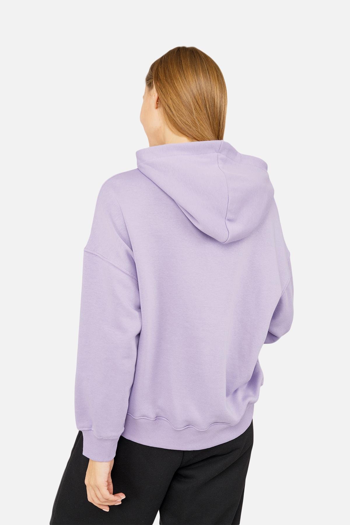 Худи женский р. 48 Лиловый (SKT001027043) - фото 4