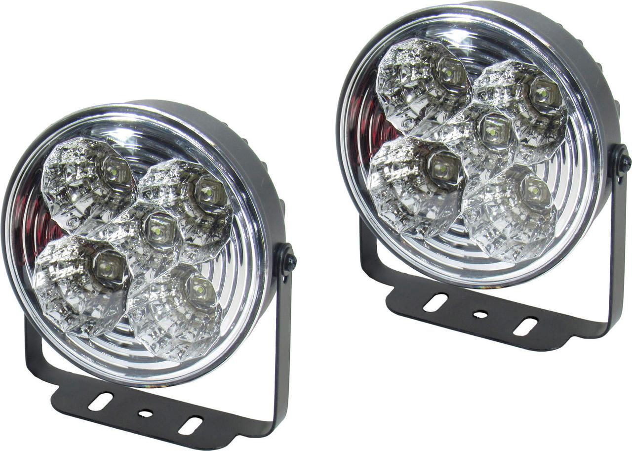 Фара круглая дневного света Lavita 5 LED d 100 мм (LA HY-092-32)