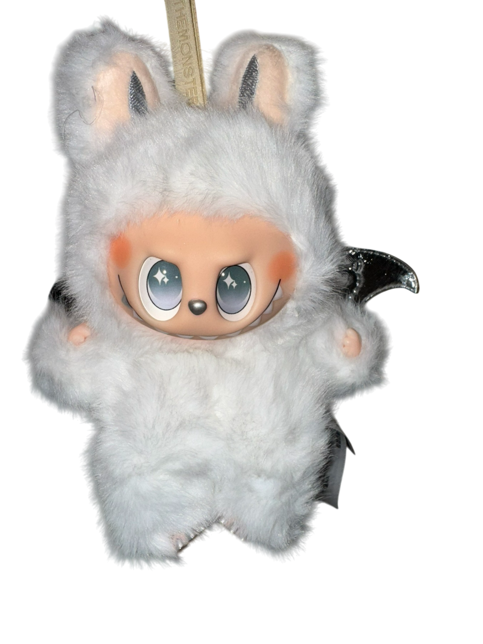 Мягкая игрушка брелок-подвеска монстр Дракон Лабубу 20 см Белый (2797715838) - фото 2 Мягкая игрушка брелок-подвеска монстр Дракон Лабубу 20 см Белый (2797715838) - фото 2