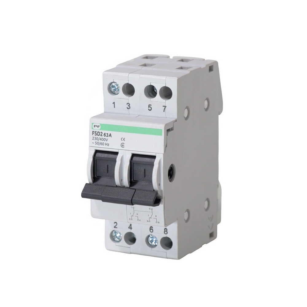 Переключатель нагрузки PROMFACTOR 2p 63А 1-0-2 FSD2 PROMFACTOR (FSD22063)