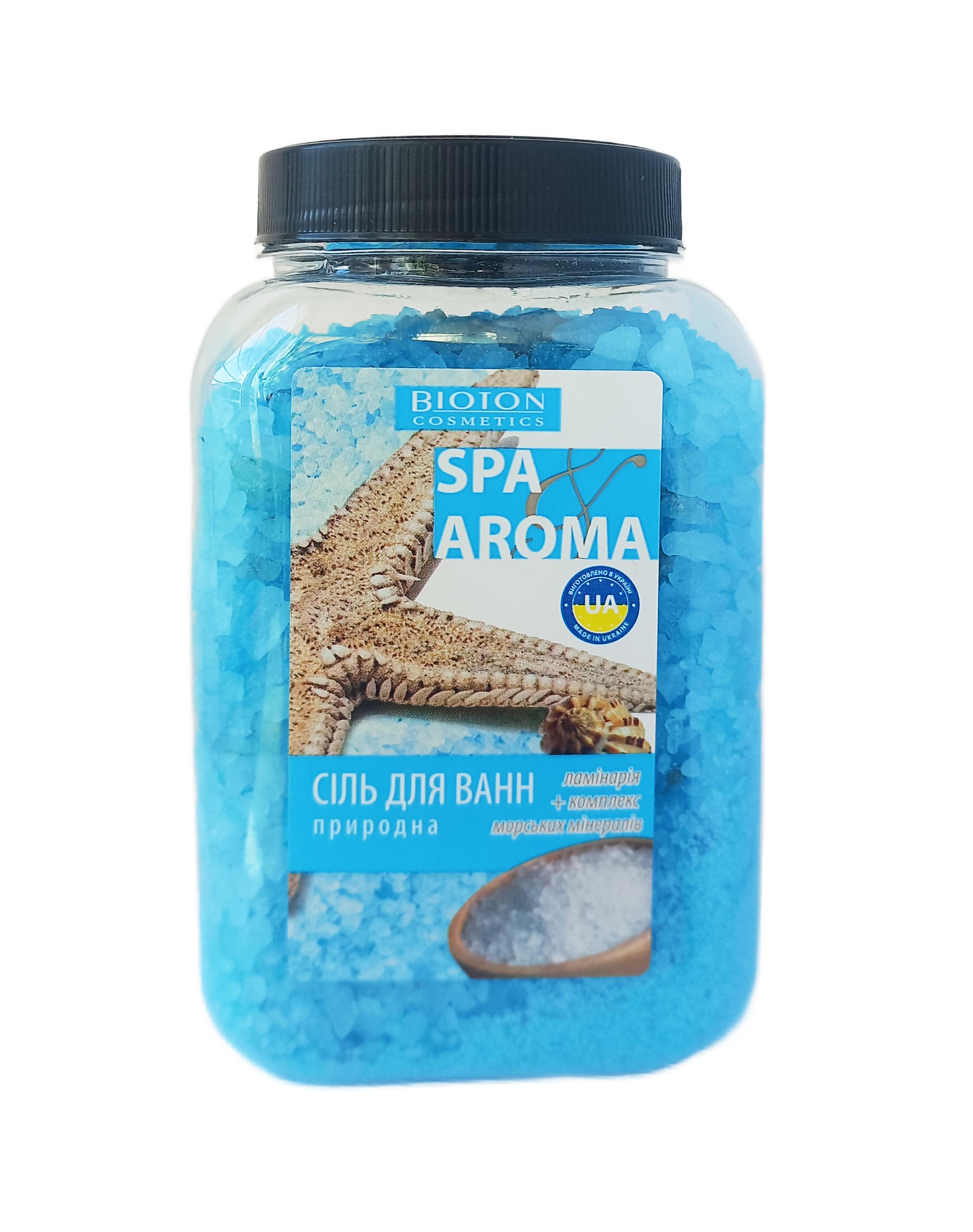 Соль для ванн природная BIOTON COSMETICS Spa Aroma с экстрактом ламинарии и комплексом морских минералов 750 г (129473)