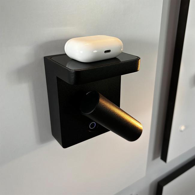 Бра настенный Skarlat RWLB138 7 W BK 3000 K Черный (SK0141B3K) - фото 8 Бра настенный Skarlat RWLB138 7 W BK 3000 K Черный (SK0141B3K) - фото 8