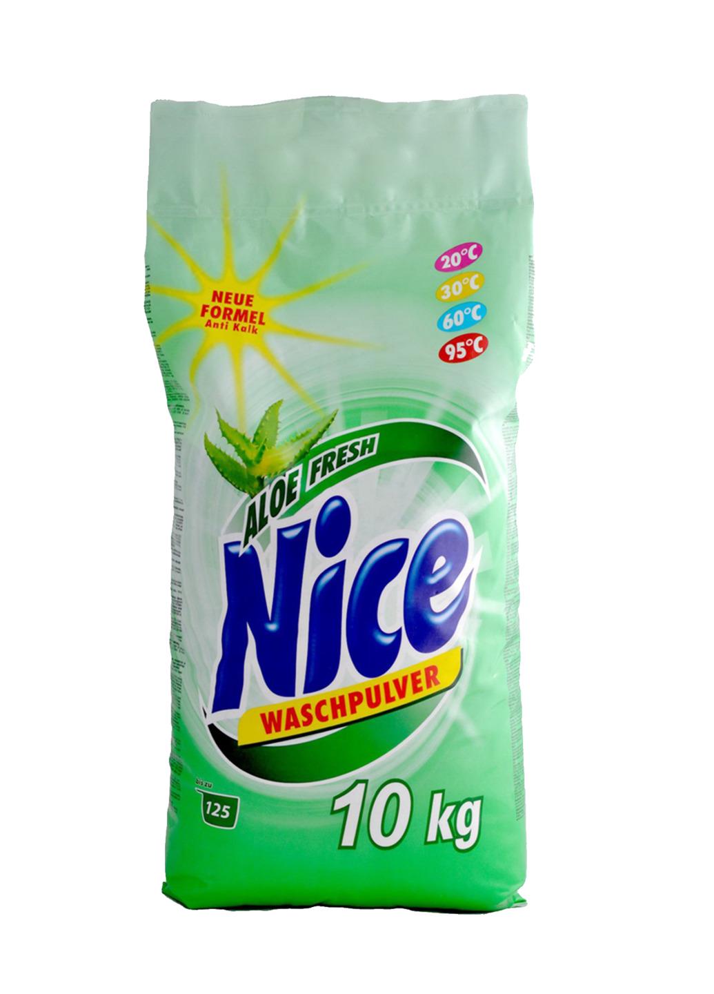 Порошок для стирки Nice Aloe Vera 125 стирок 10 кг (НФ-00003541) - фото 1