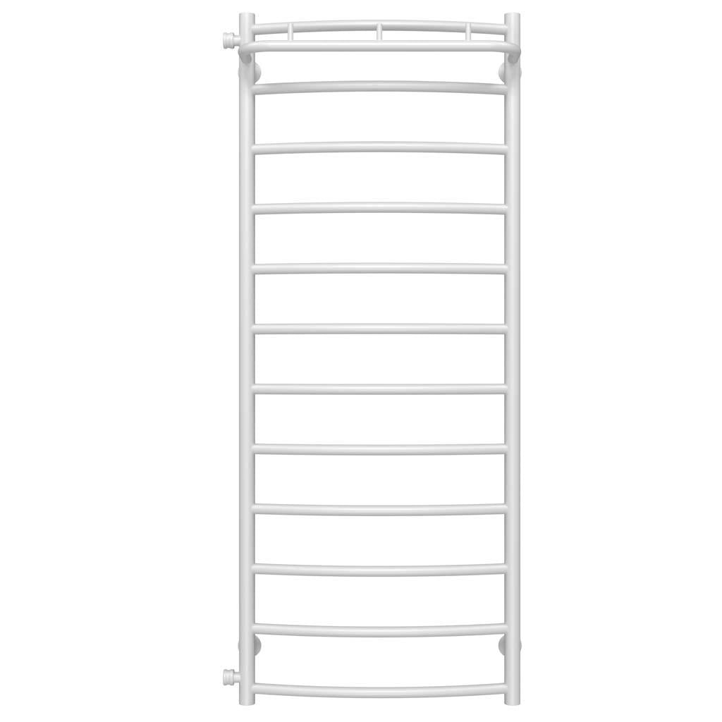 Полотенцесушитель водяной Deffi Классик N П12 боковое левое подключение нержавеющая сталь 500х1300 мм Белый (C.KN.130.50.12.W.B)