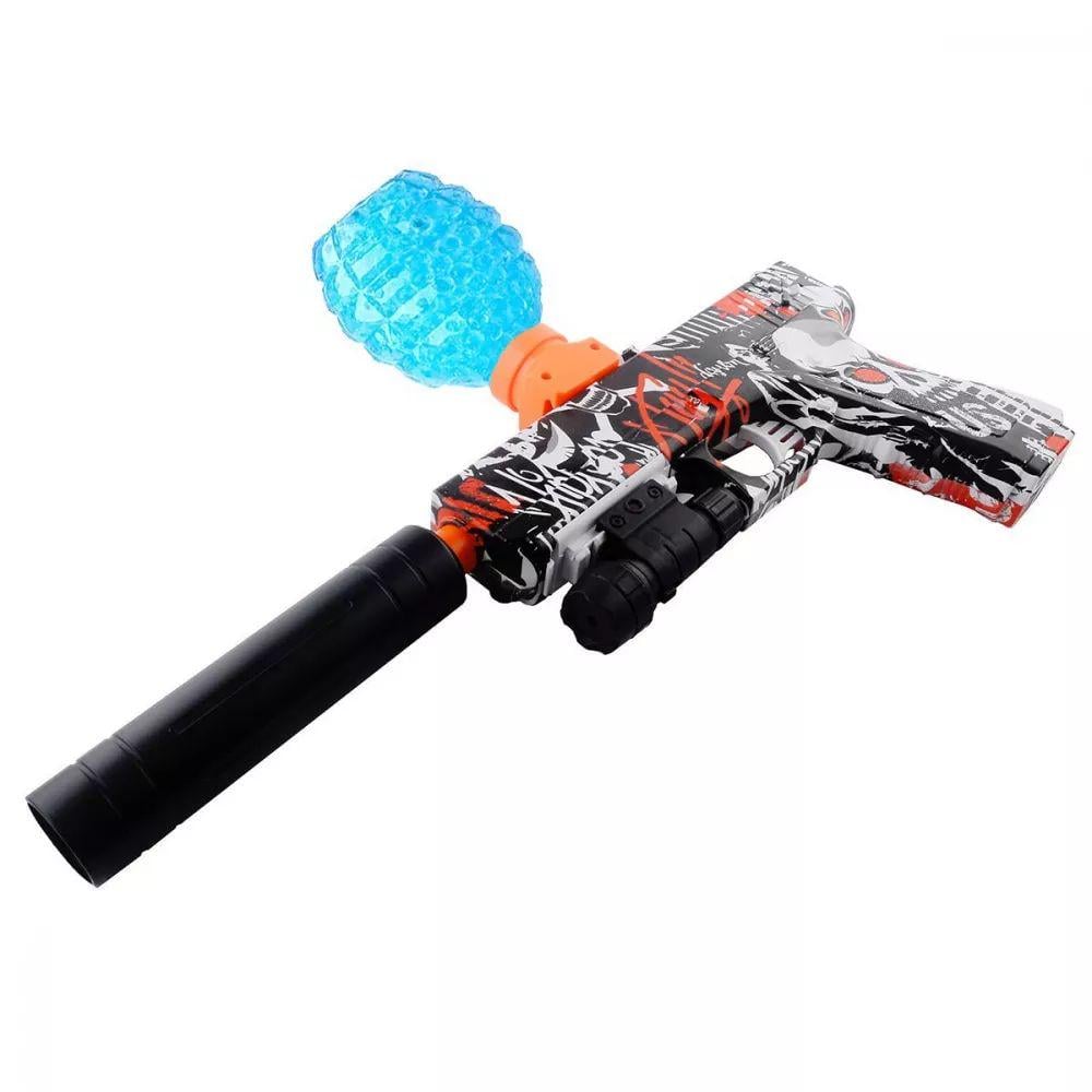 Пистолет водяной детский с гидрогелевыми шариками орбизами Glock 1911 Black (00000001766)