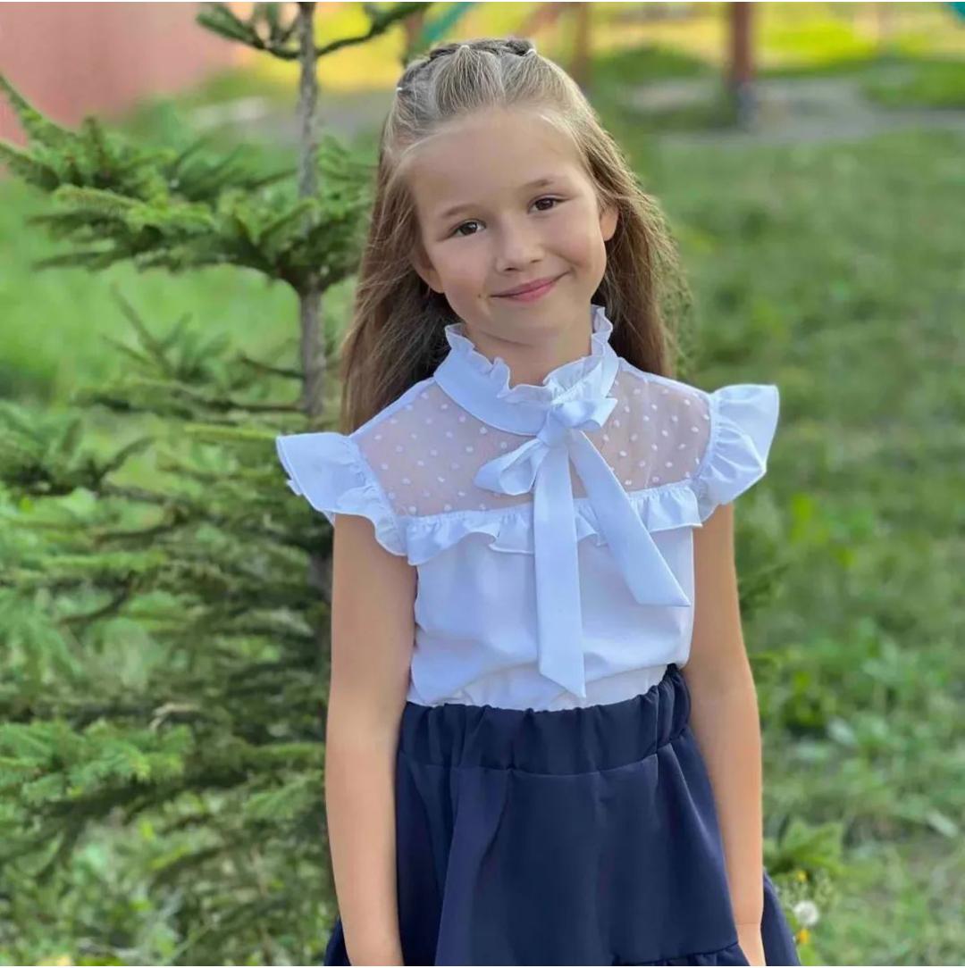 Блузка дитяча софт 140 см Білий (20666256) Блузка дитяча софт 140 см Білий (20666256)