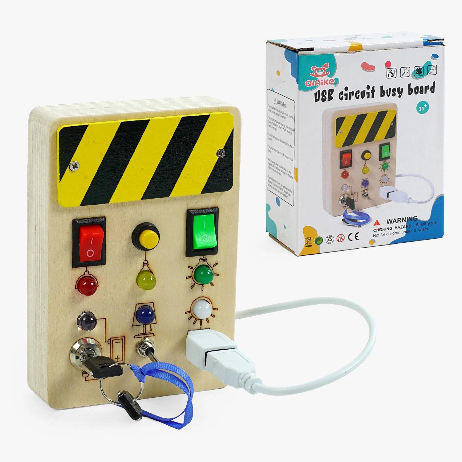 Інтерактивна розвиваюча іграшка TK Group Бізіборд панель з перемикачами (C 64835)