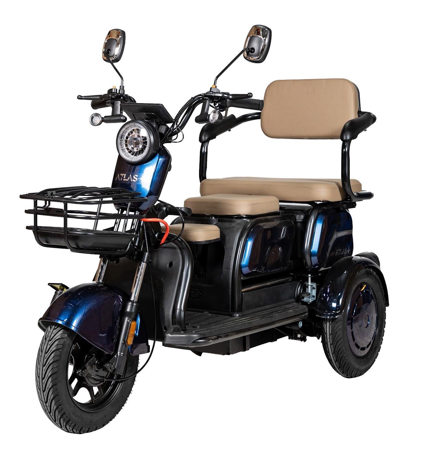 Электроскутер ATLAS Elegant Trike 800W Cyan Blue (4015) Электроскутер ATLAS Elegant Trike 800W Cyan Blue (4015)