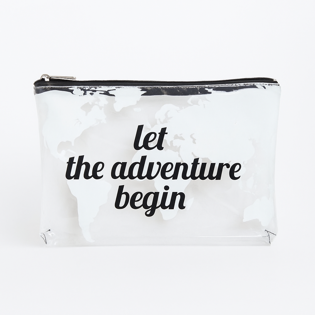 Косметичка пластиковая Presentville Visible Adventure Прозрачный (KPR_19A002_BL)