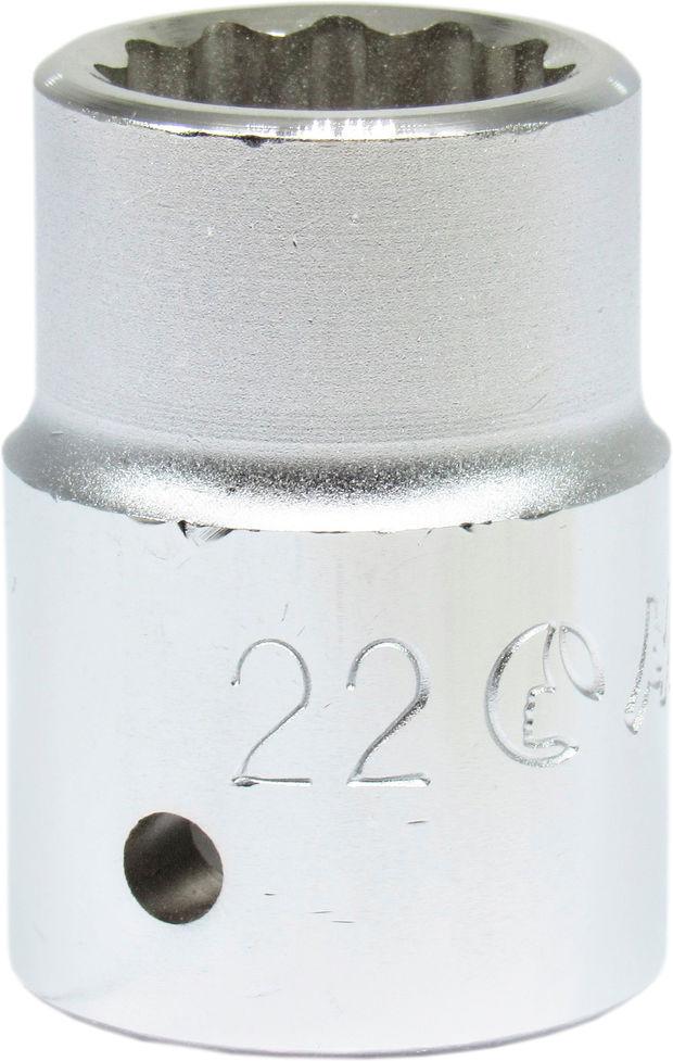 Головка торцевая низкая двенадцатигранная Hans 3/4 22 мм (6402M22)