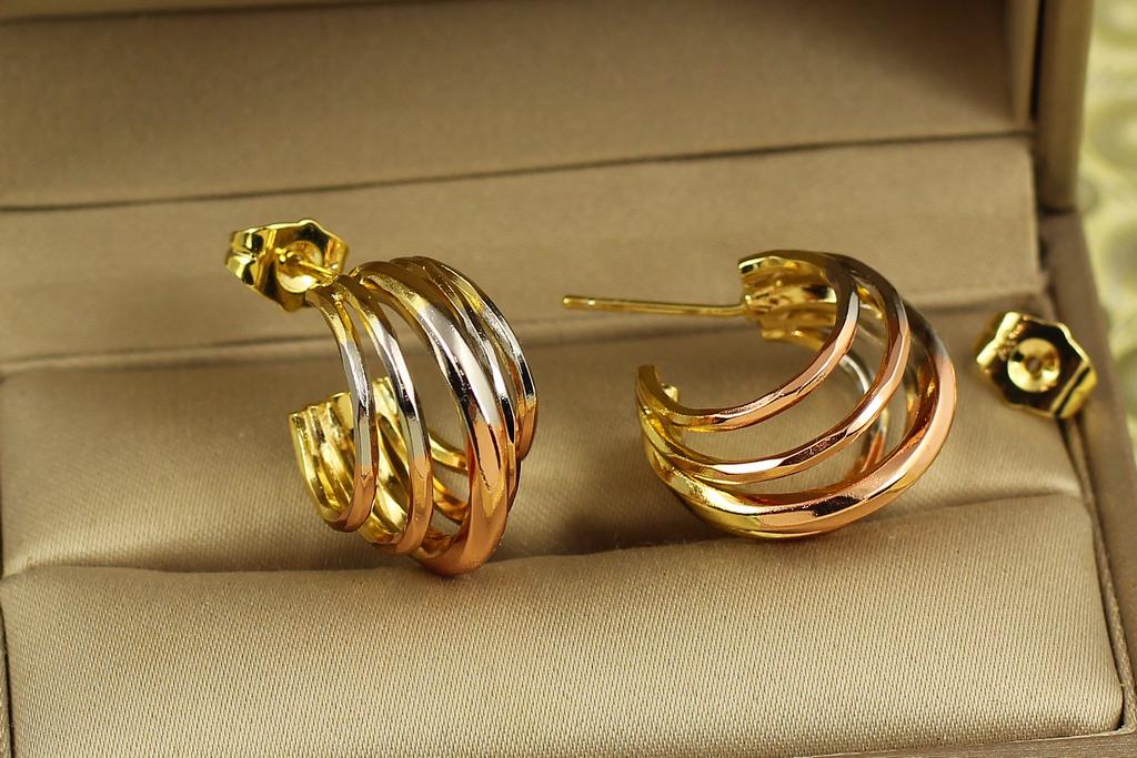 Серьги комбинированные Xuping Jewelry Радуга 2 см (30138746)