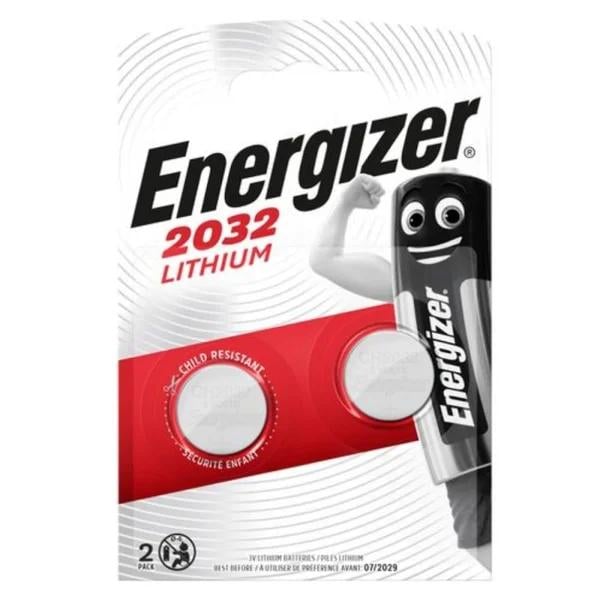 Батарейки литиевые Energizer CR2032 Lithium 3V 2 шт. (7638900248357)