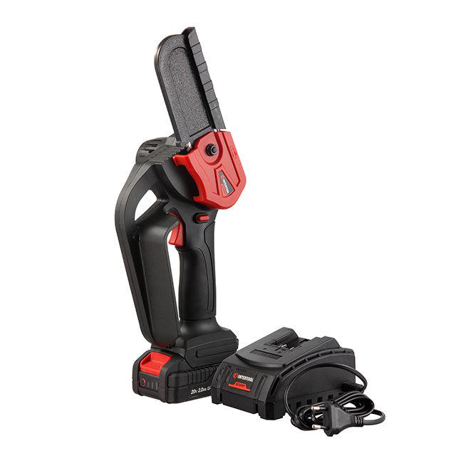 Пила ланцюгова акумуляторна 20 В/10 см, 4 м/с, літій-іон, 2.0 Ач/ЗП 2А, STORM Intertool (WT-9109) - фото 5 Пила ланцюгова акумуляторна 20 В/10 см, 4 м/с, літій-іон, 2.0 Ач/ЗП 2А, STORM Intertool (WT-9109) - фото 5